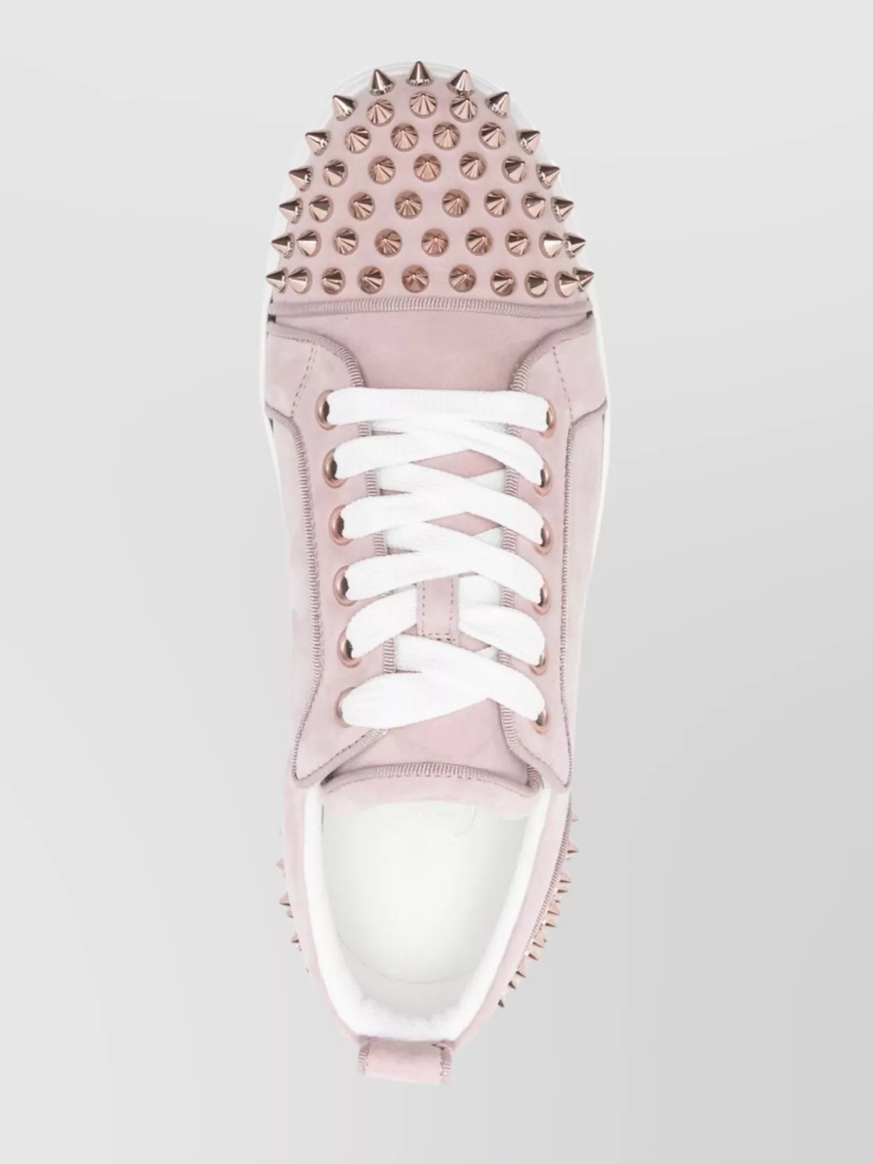 Christian Louboutin Studded Spike Detail Junior Sneakers
