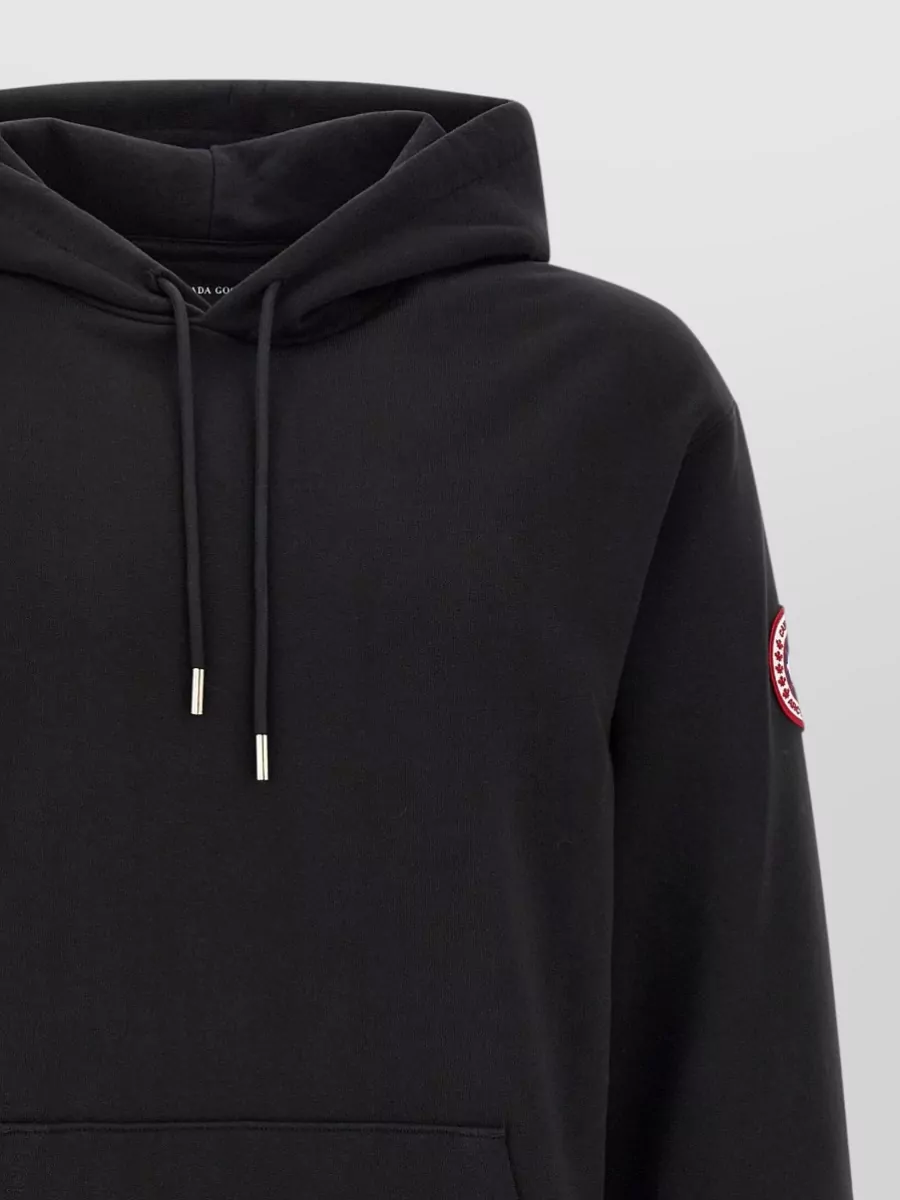 Canada Goose Cotton Logo-Patch Hoodie
