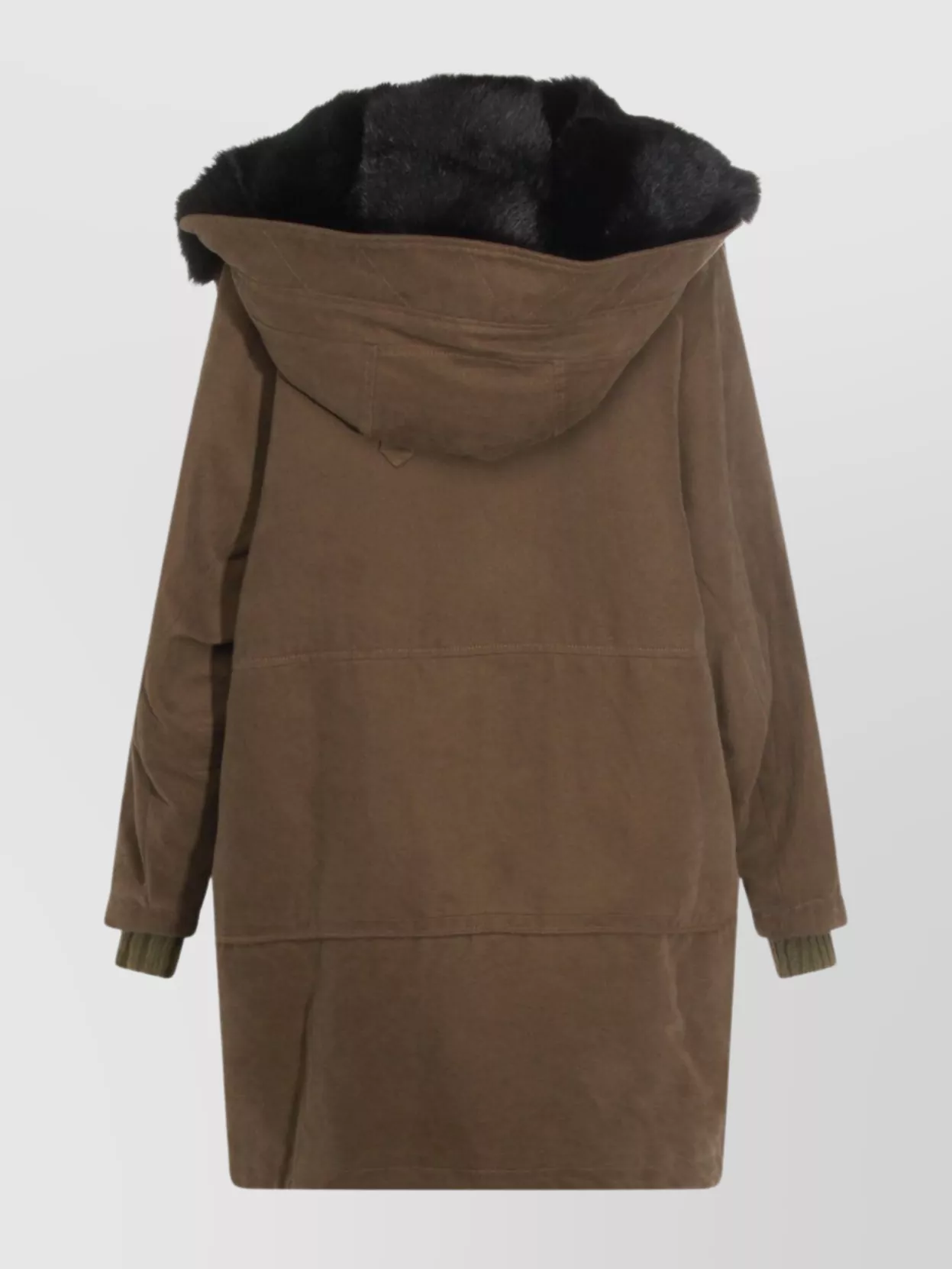 Dolce & Gabbana Hooded Jacket With Button Accents And Pockets In Brown