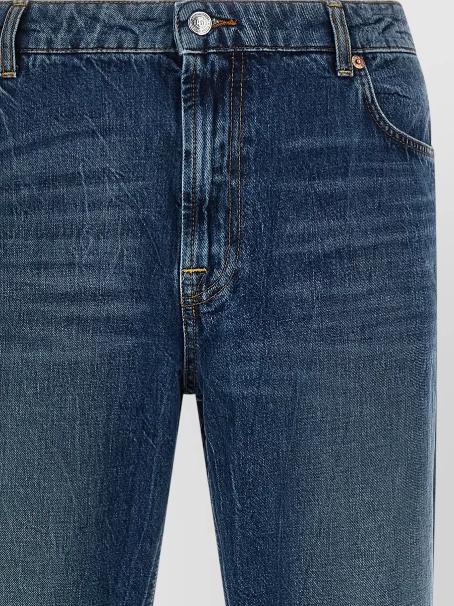 Department 5 Denim Stone-Washed Regular-Fit Straight-Leg Jeans