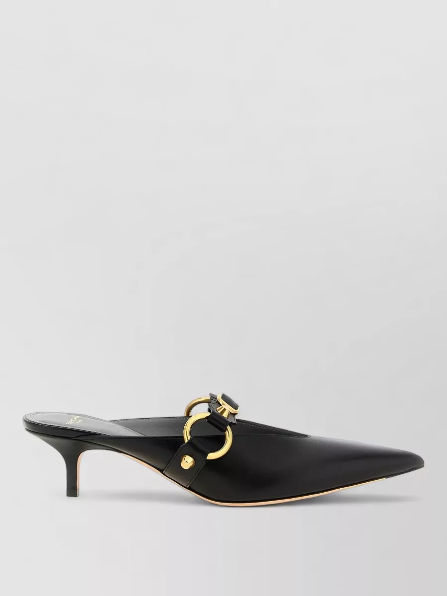 Balenciaga Leather City Mules