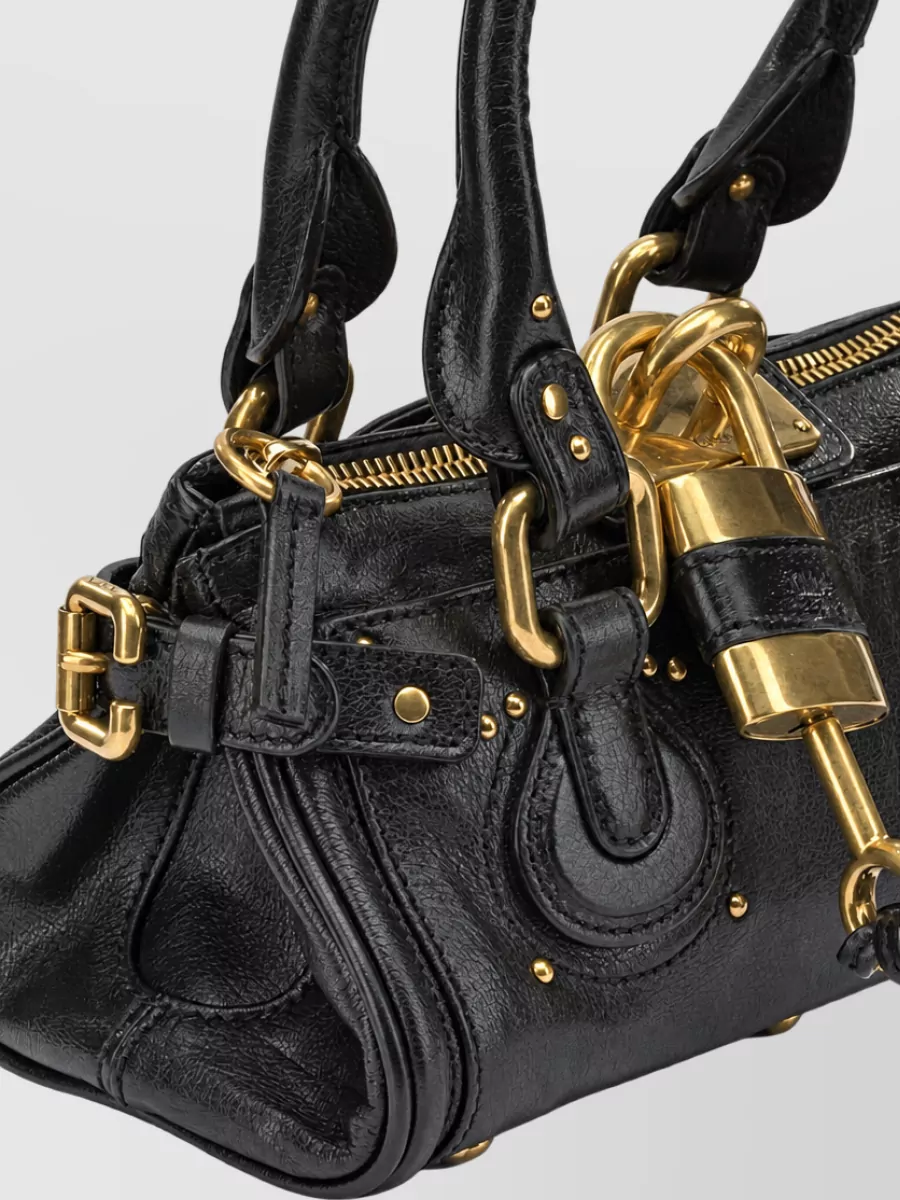 Chloé Paddington Leather Clutch Bag