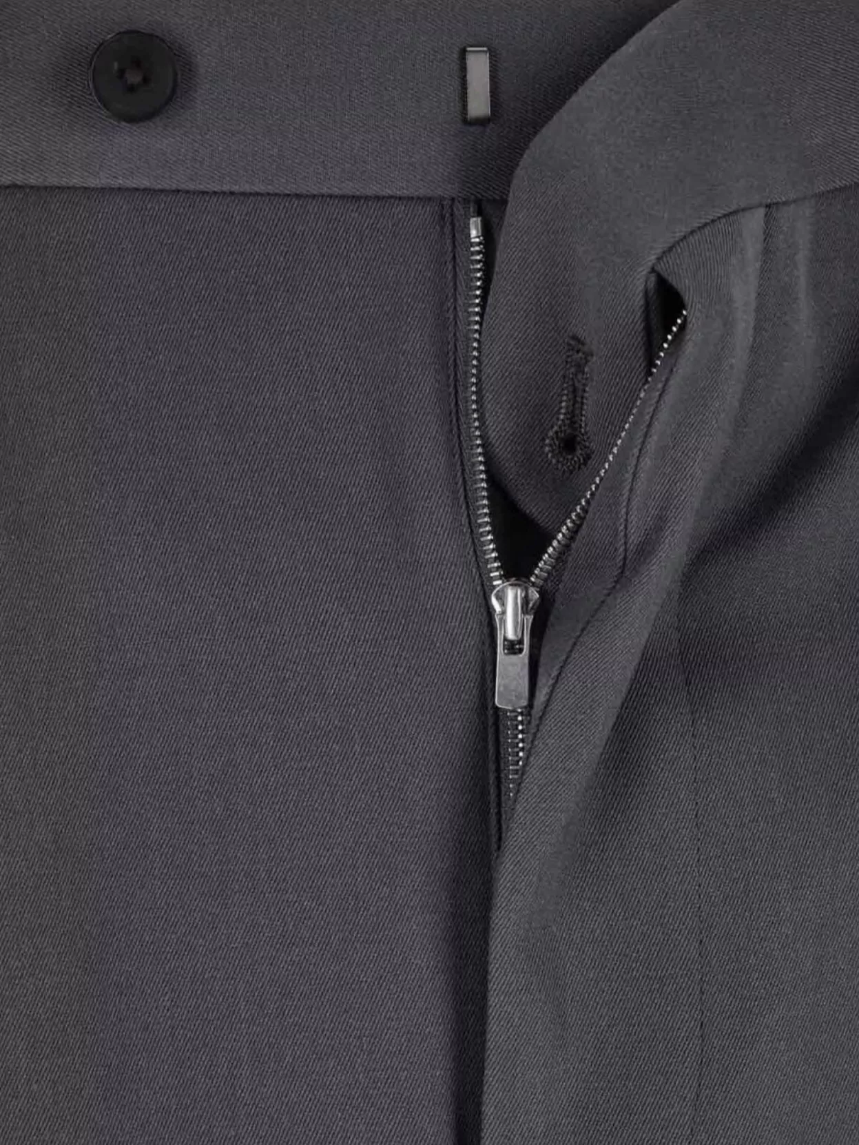 Auralee Straight Trousers With Pleats And Pockets