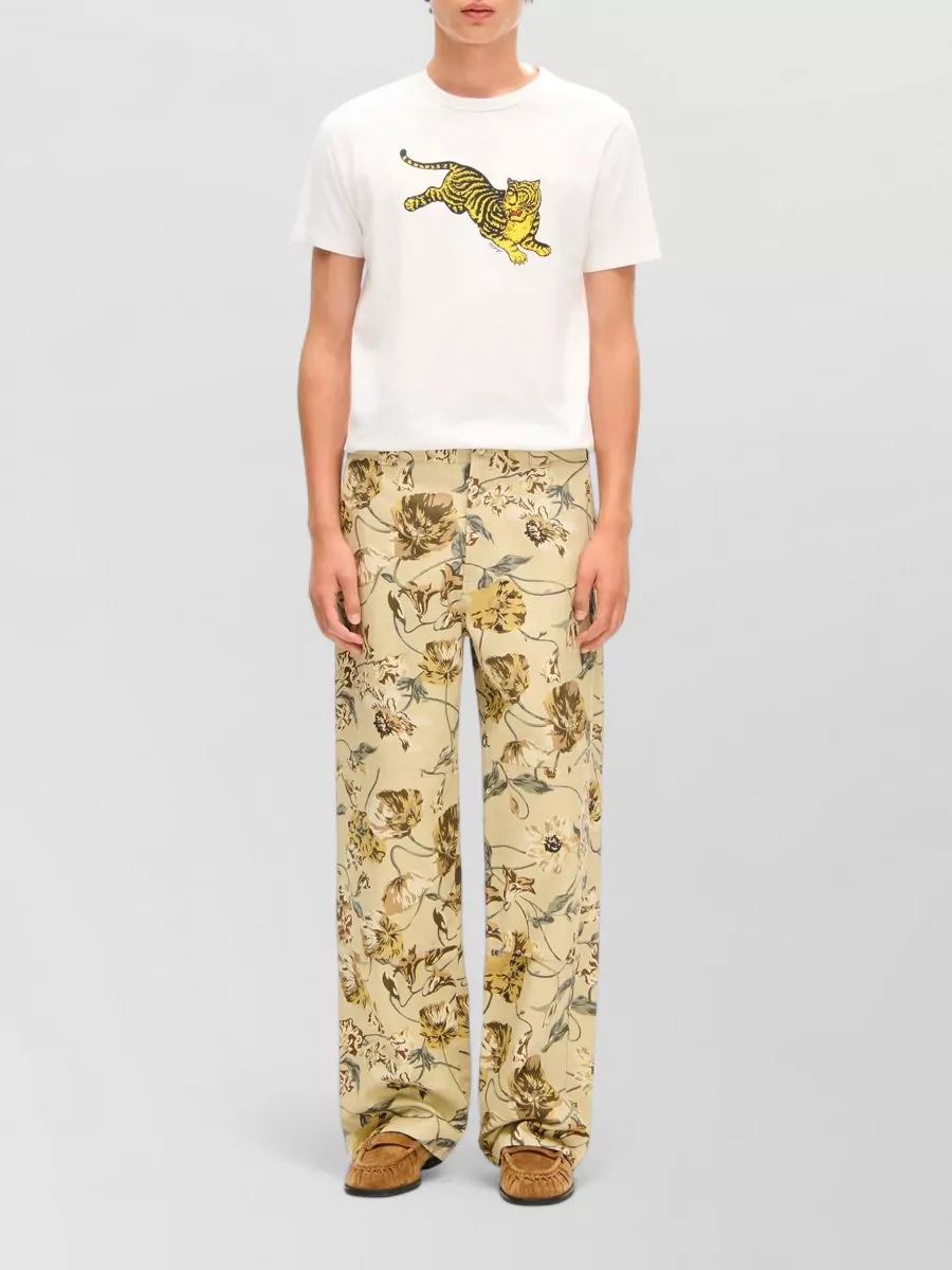 Kenzo Cotton Slim-Fit Printed T-Shirt