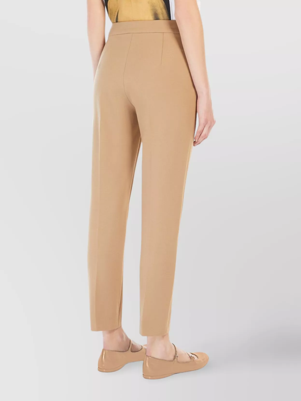 Max Mara Tailored Fit Trousers In Viscose Jersey