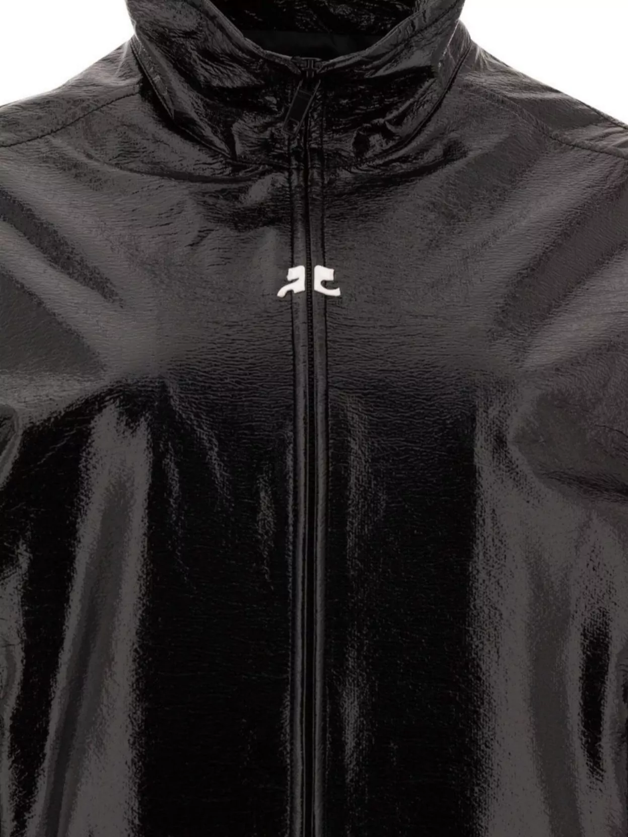 Shop Courrèges Hem Collar Sleeves Finish