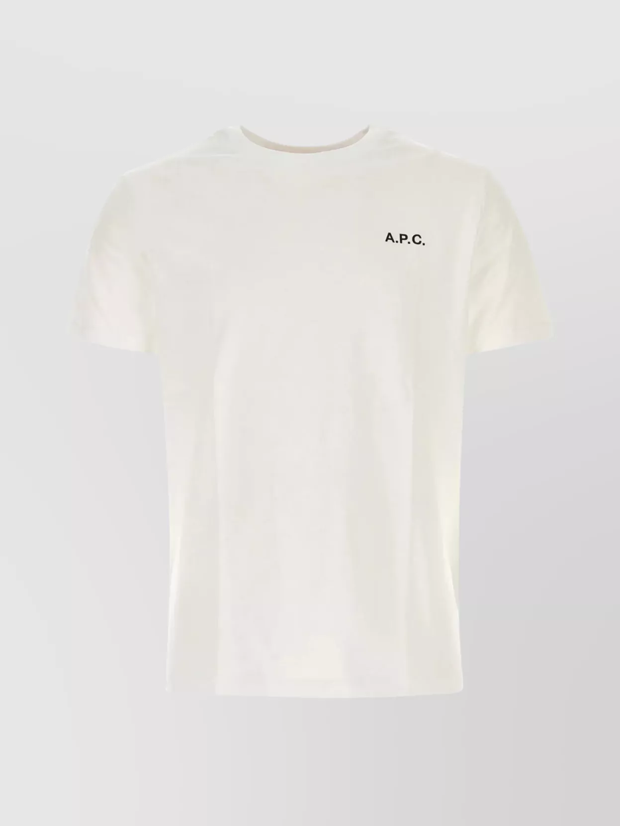 Shop Apc Crew-neck T-shirt With Unique Back Print In White