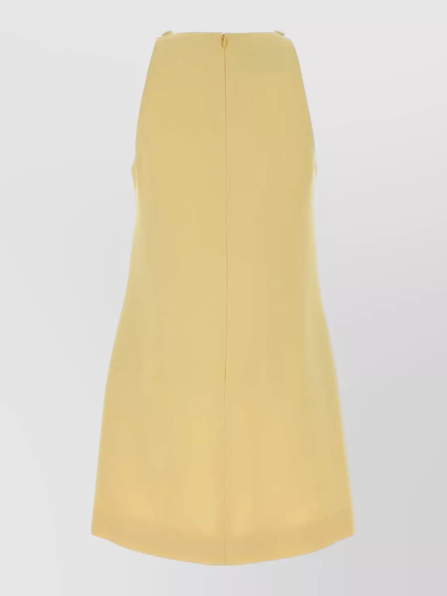 Valentino Garavani Silk Virgin Wool Mini Dress