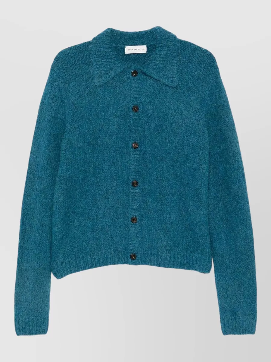Dries Van Noten alpaca wool cardigan