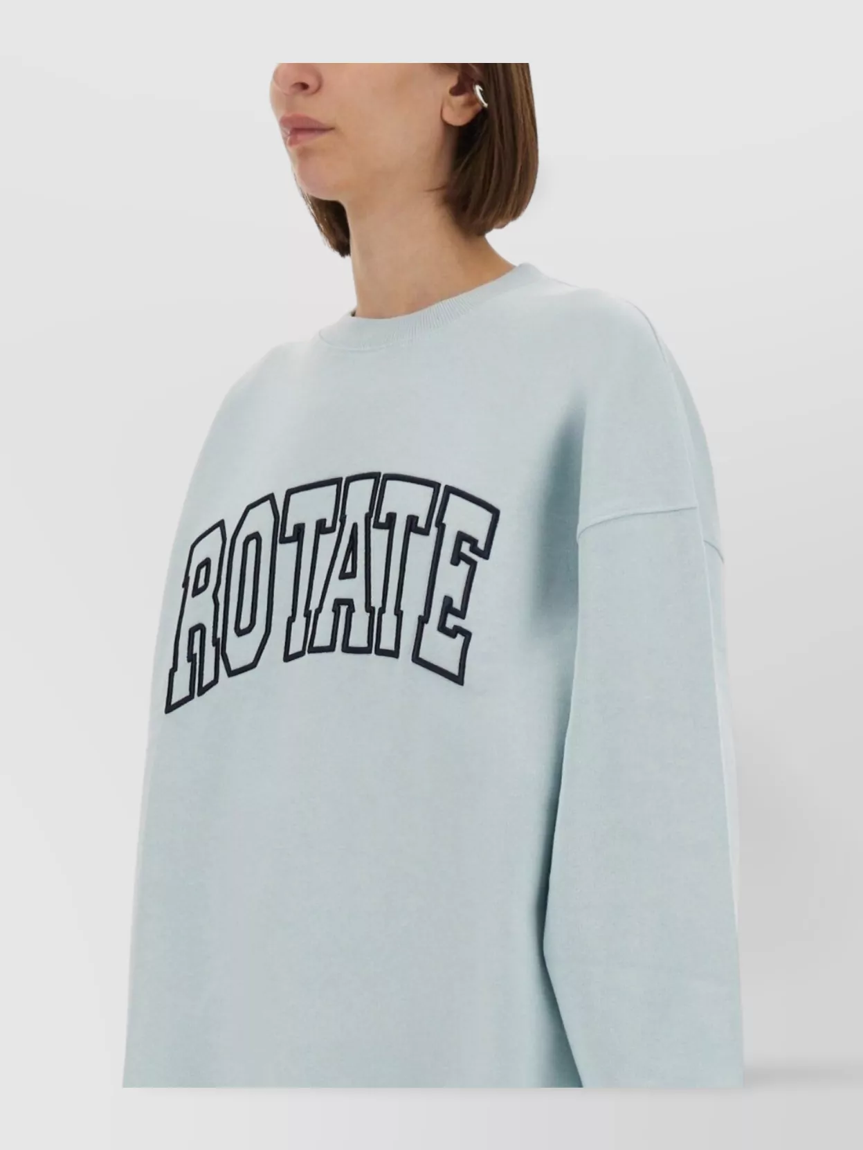 Rotate Birger Christensen Crew Neck Knitwear Oversized Fit