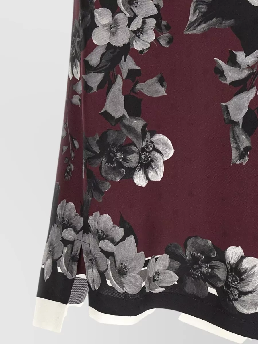 Dolce&Gabbana Bouquet Fiori Short Sleeve Notched Collar Shirt