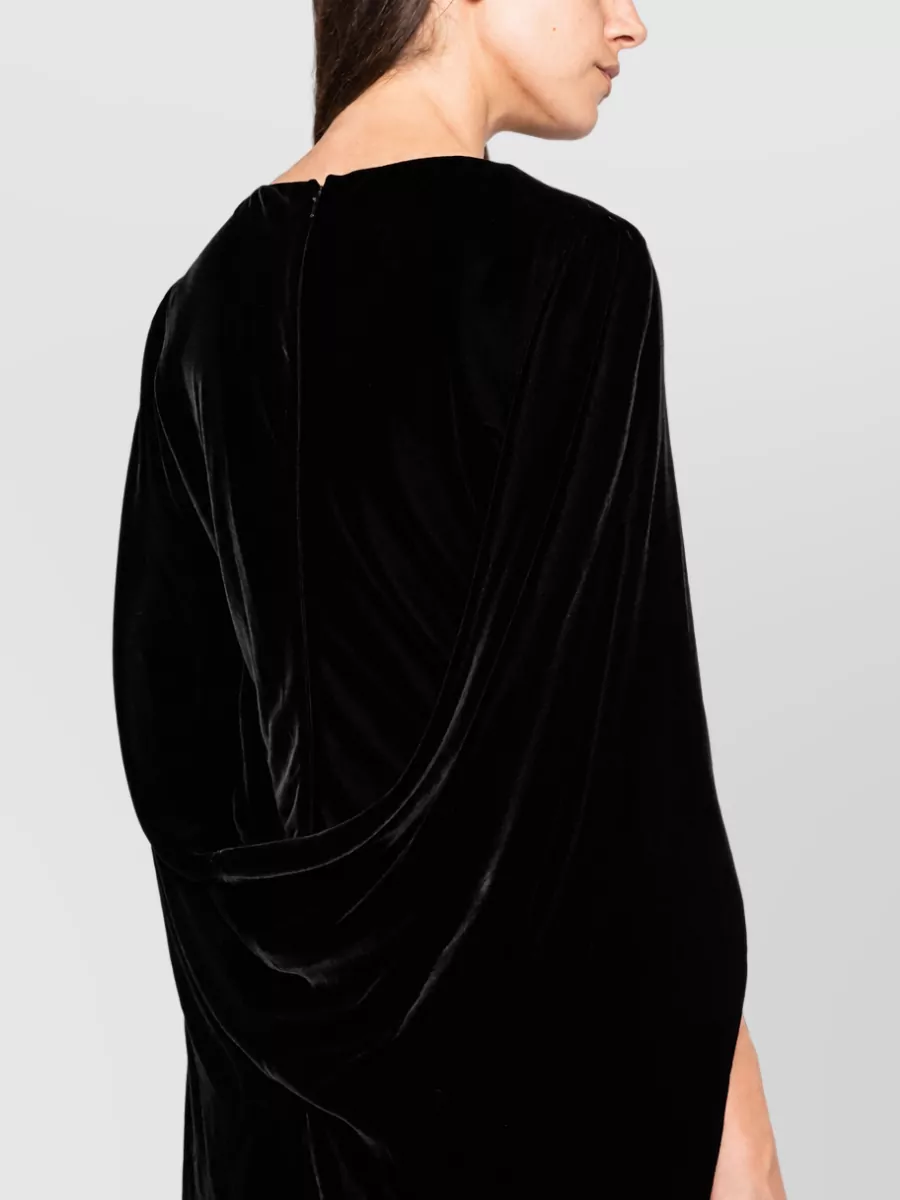 Alberta Ferretti Velvet Maxi Dress