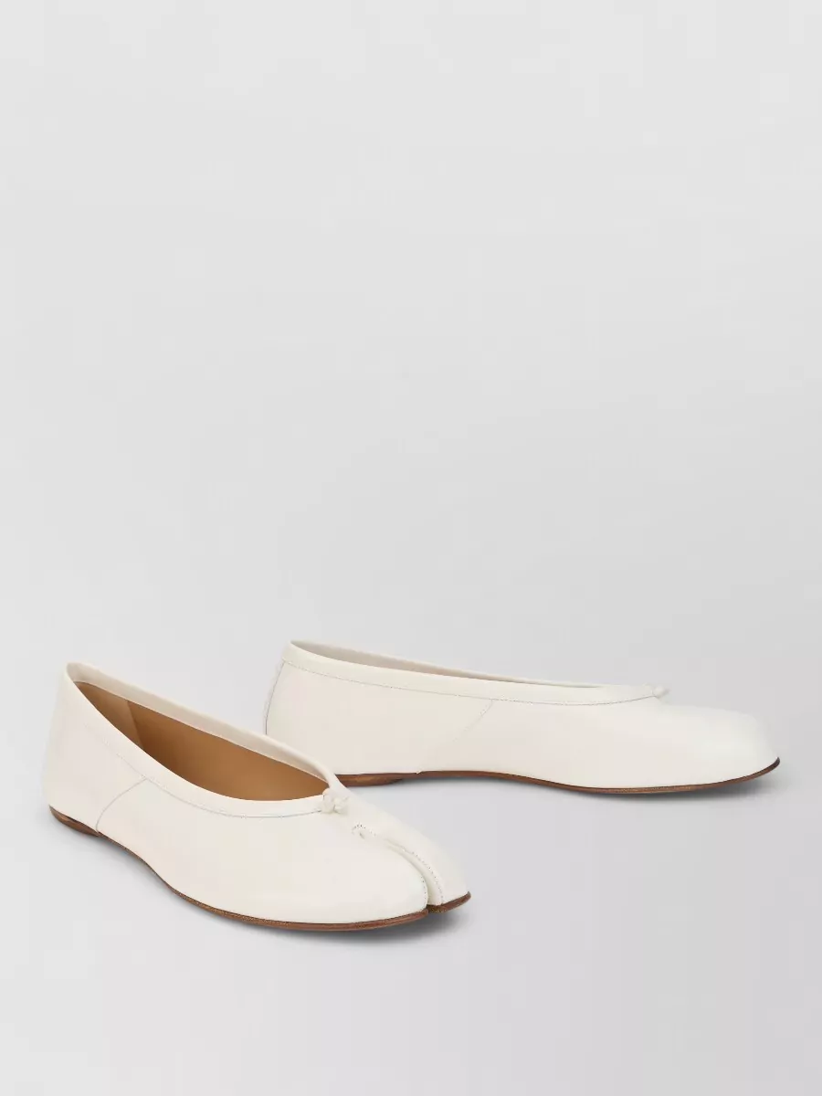 Maison Margiela Leather Tabi Ballerina Shoes