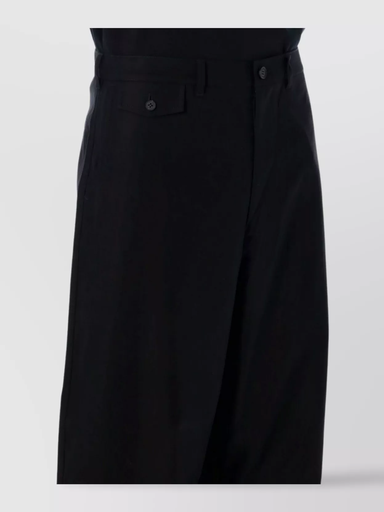 Comme Des Garçons Homme Wide Leg Trousers Featuring Pockets