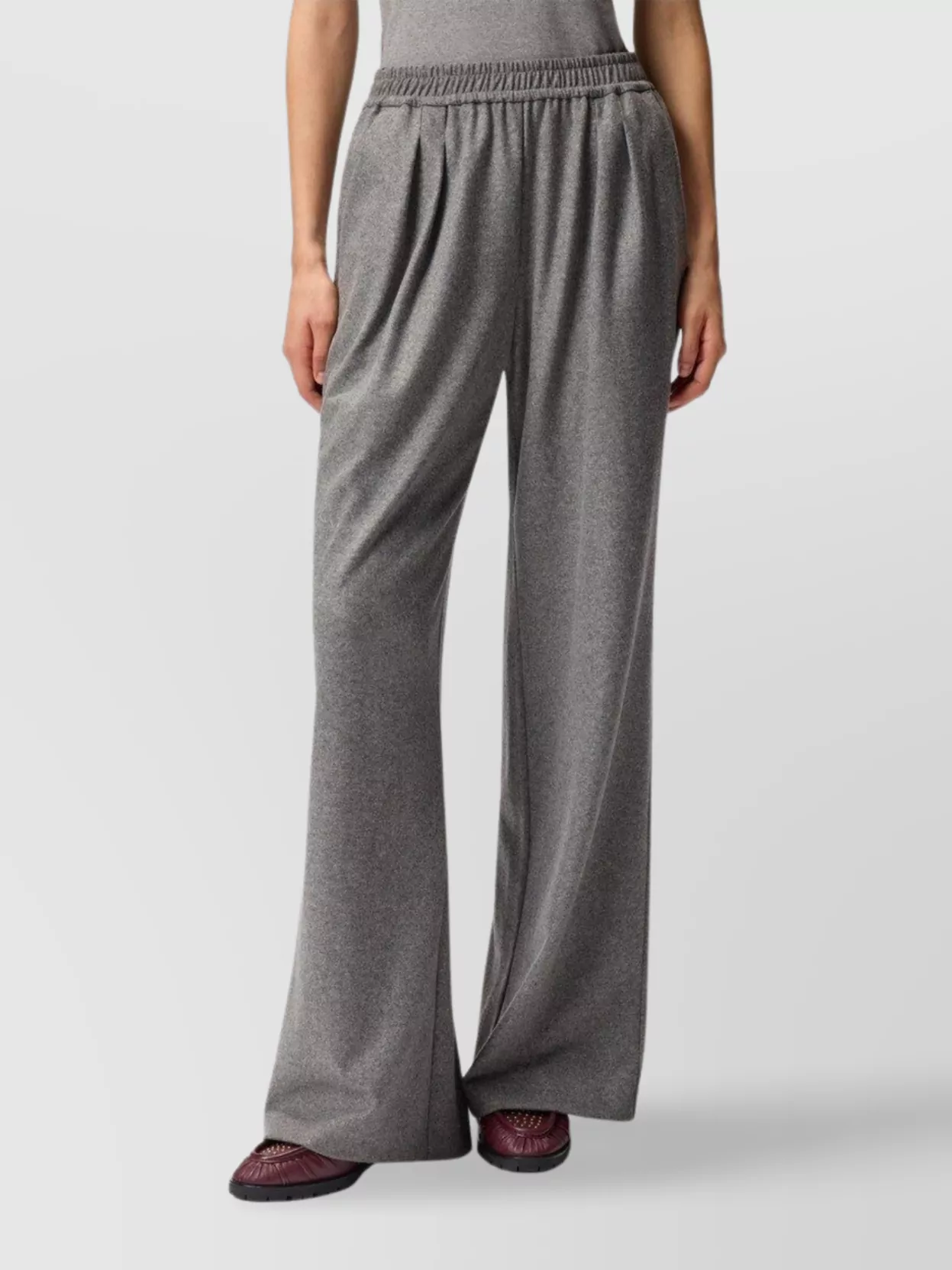 Pinko Wide-Leg Trousers With Pockets And Elastic