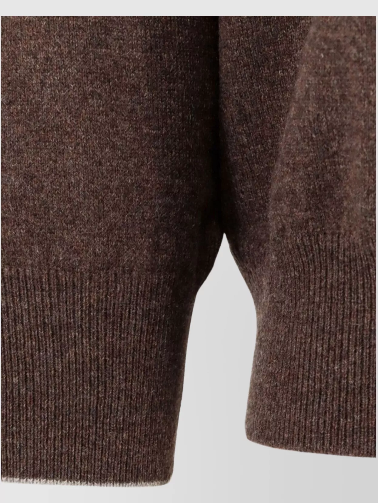 Brunello Cucinelli Cashmere Crew-Neck Sweater Ribbed Finish