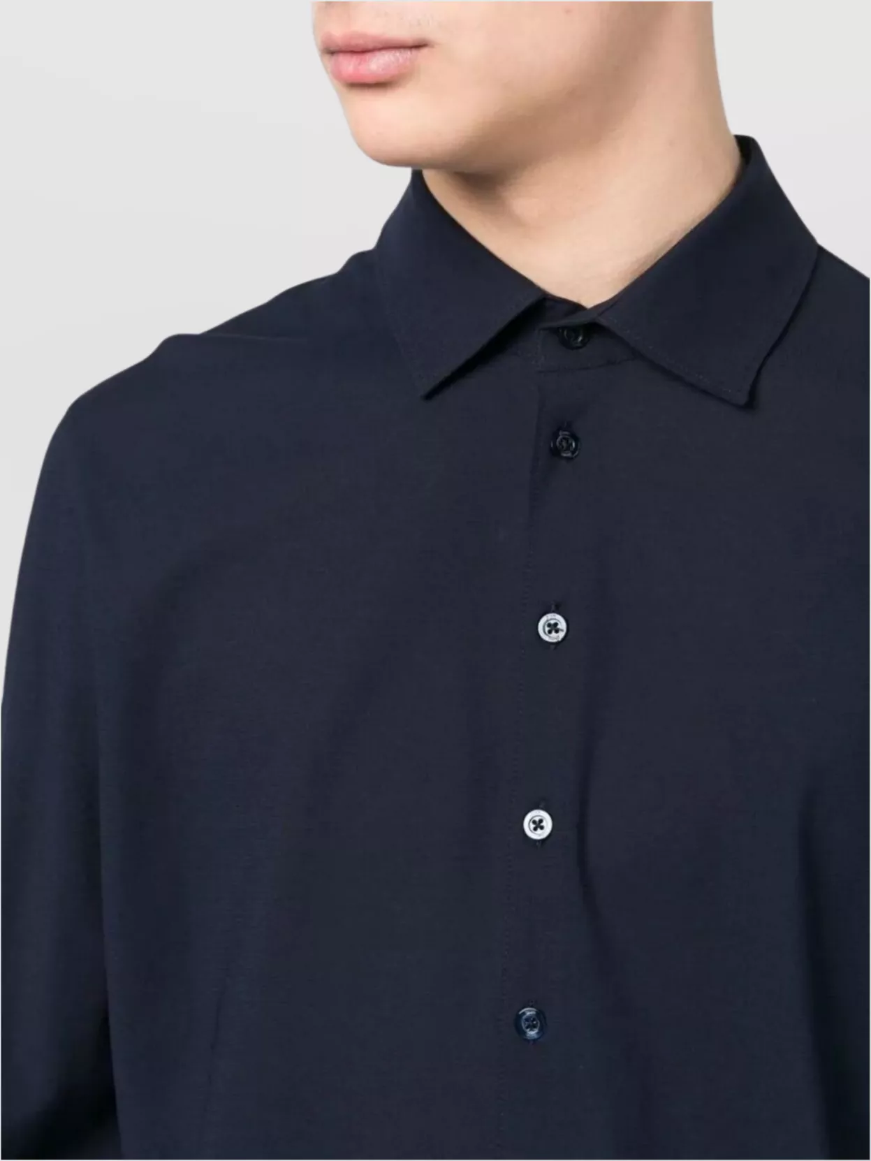 Herno Men's Lightweight Long Sleeve Cuffed Shirt