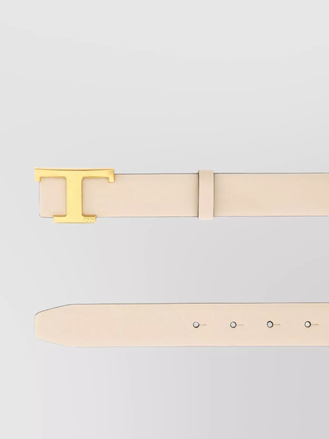 Tod's Belt Adjustable Length Gold-Tone Buckle