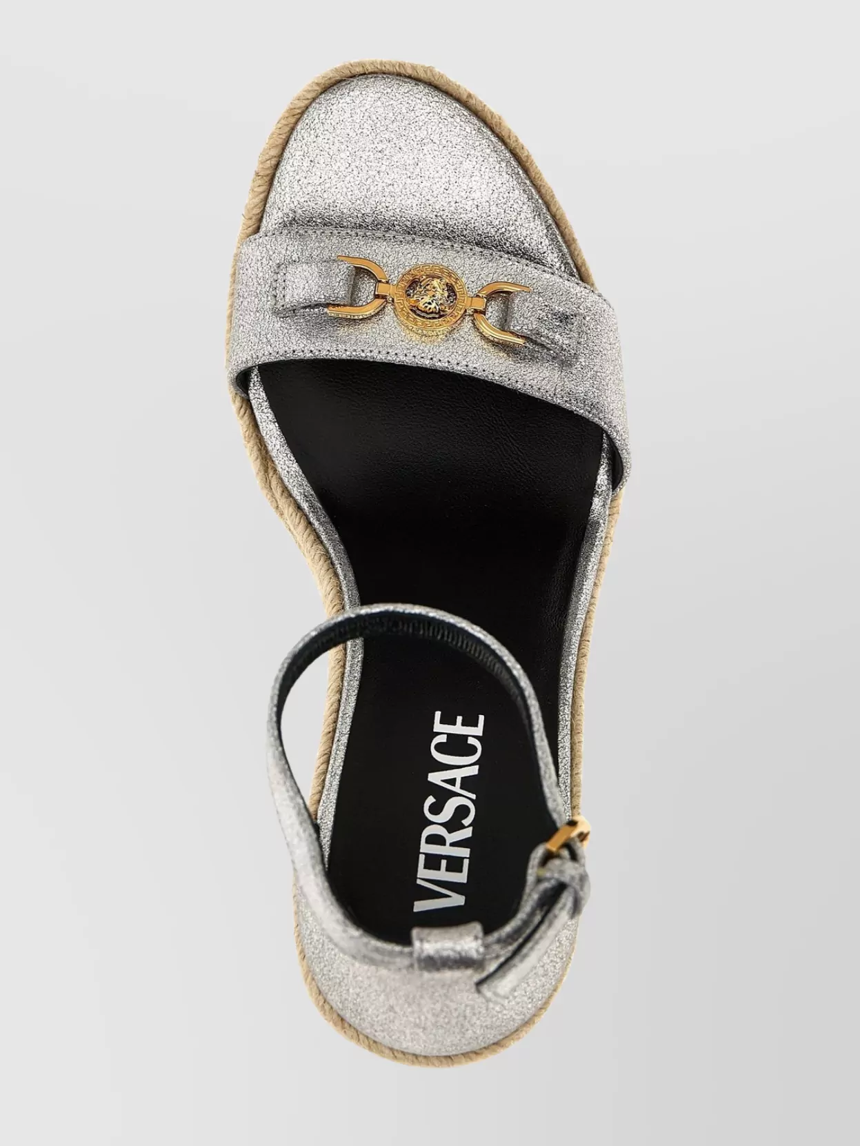 Versace 'gorgone '95' Espadrille Wedges