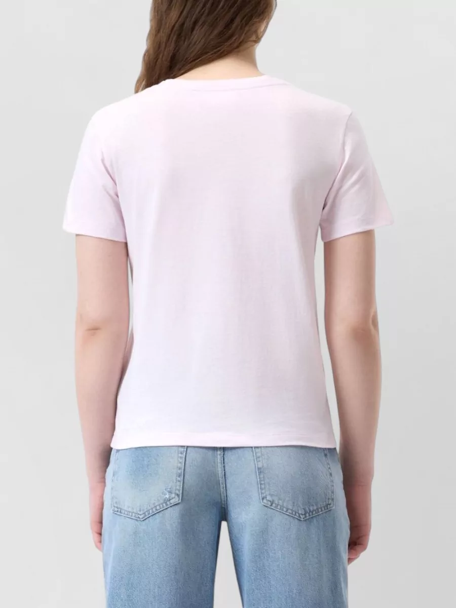 Closed Cotton Crew-Neck Short-Sleeve T-Shirt