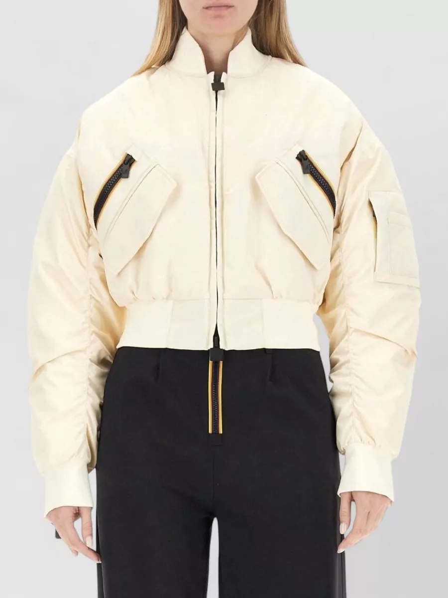 K-Way Cropped Puffer Jacket