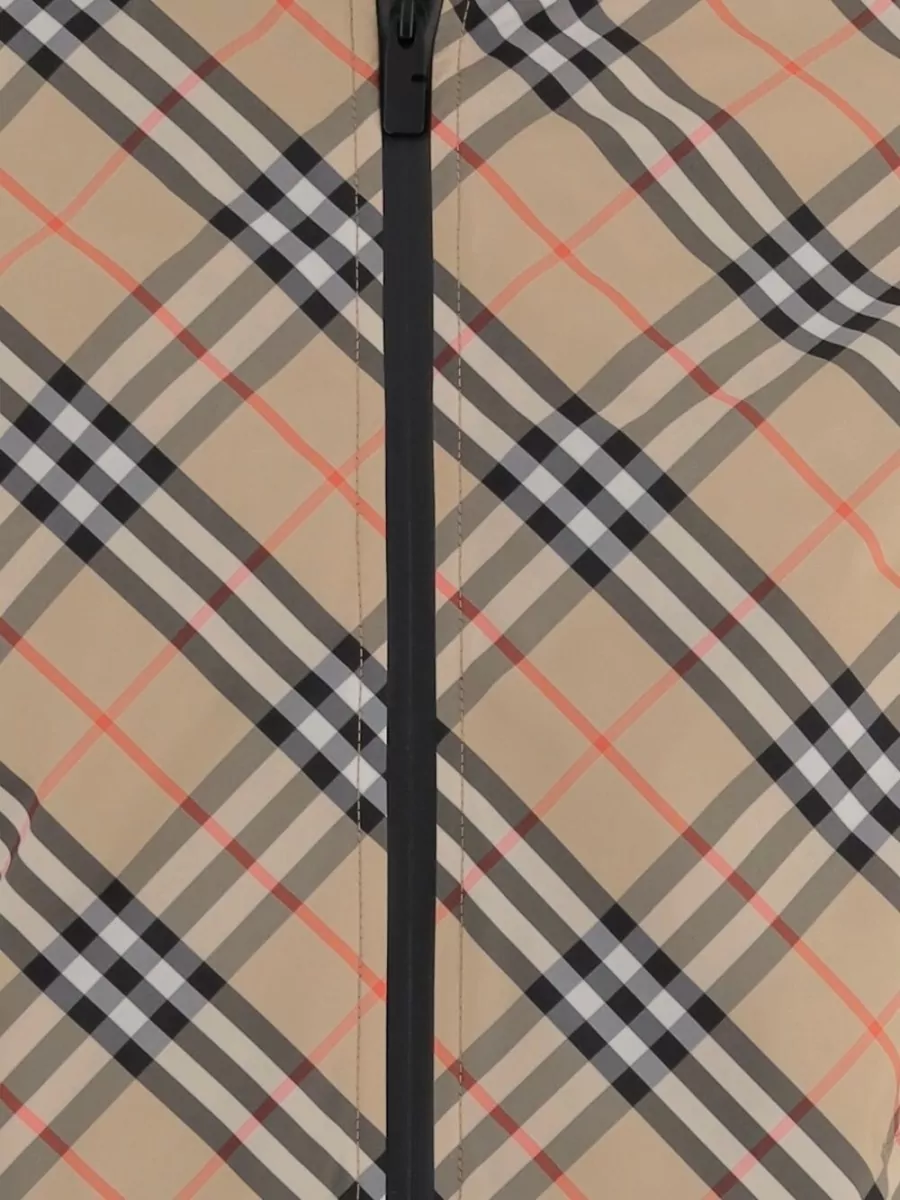 Burberry Check Hooded Jacket