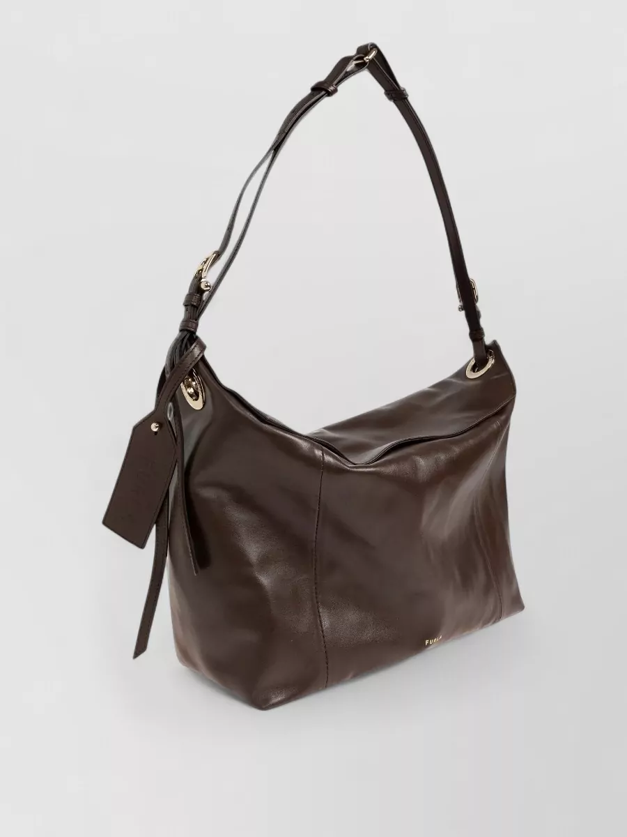 Furla Ginevra Large Leather Shoulder Bag