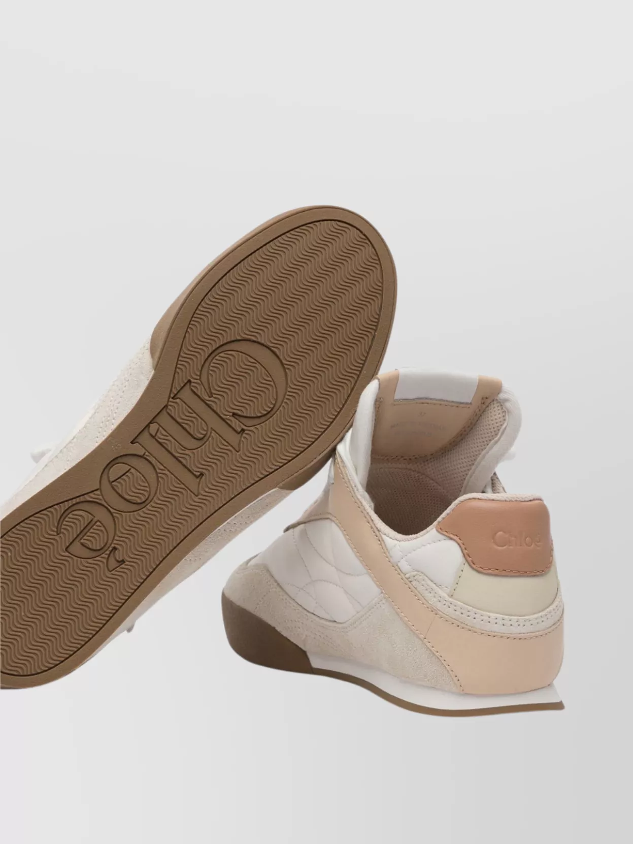 Chloé Stitched Panels Slip-On Sneakers