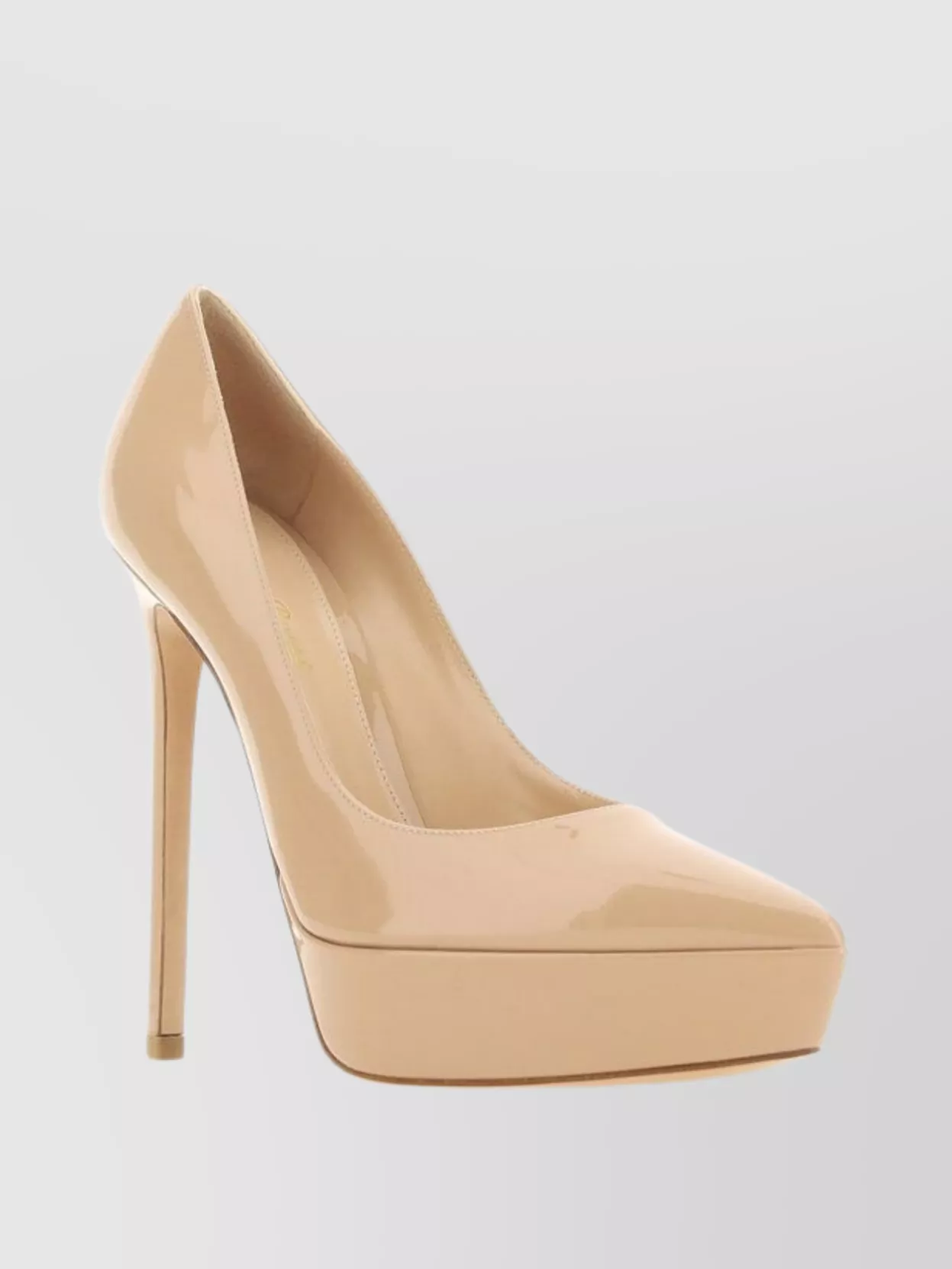 Shop Gianvito Rossi Vernice Patent Pointed Toe Pumps