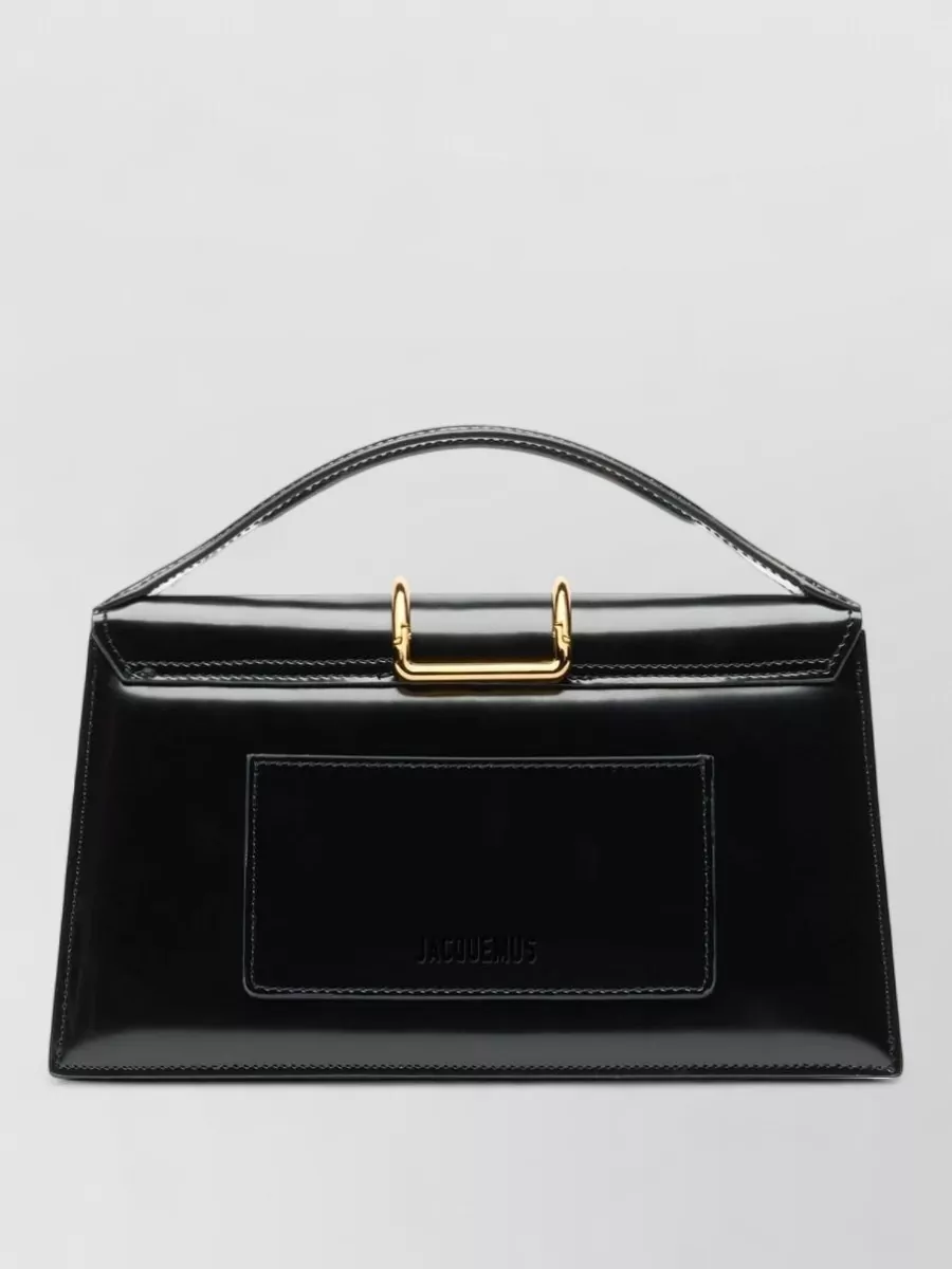 Jacquemus Shoulder Bag Detachable Strap Gold Tone Hardware