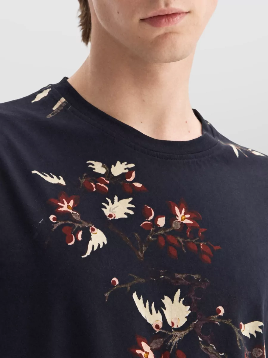 Etro Long-Sleeve Crew-Neck T-Shirt