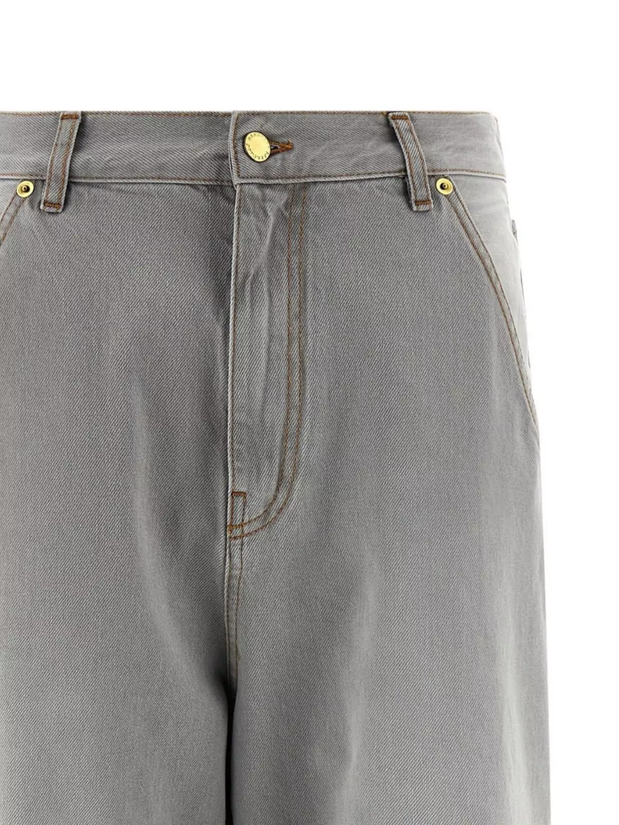Darkpark Frayed Hem Contrast Detail Trousers