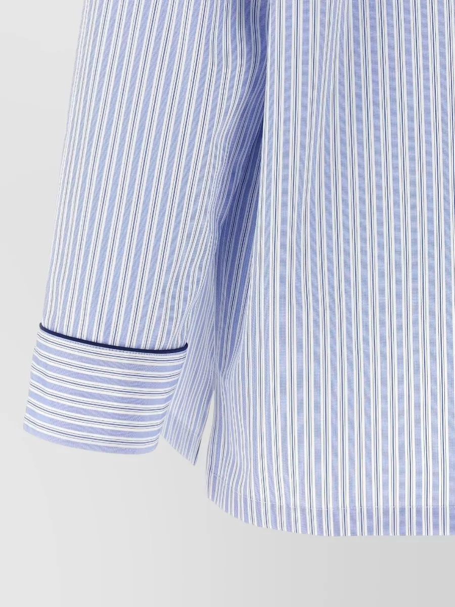 Dolce&Gabbana Striped Cotton-Silk Pyjama Shirt