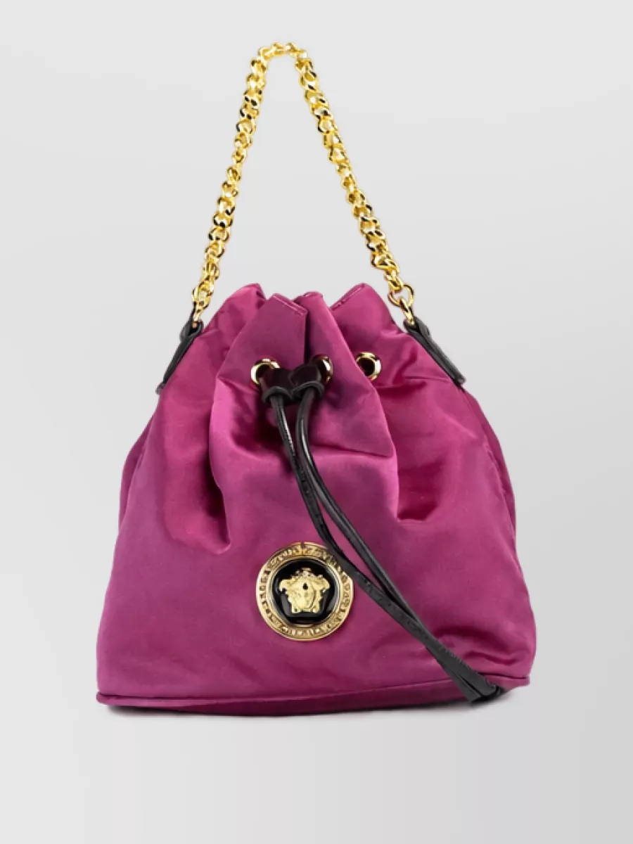 Versace small nylon bucket bag