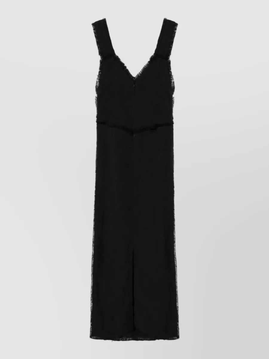 Totême Textured slip maxi dress