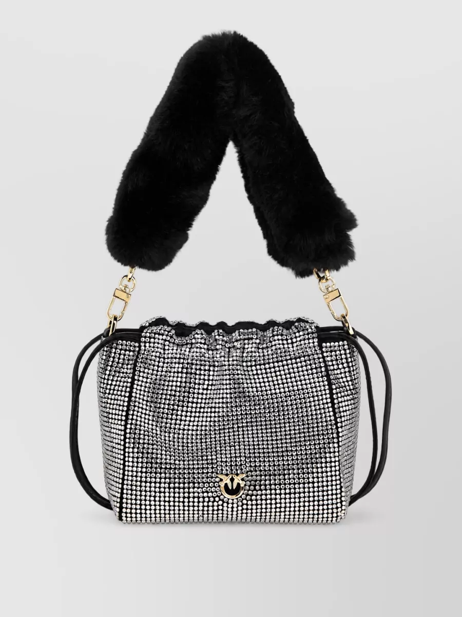 Pinko Na Rhinestone Clutch Bag