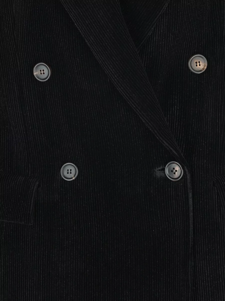 Brunello Cucinelli Beaded Double-Breasted Blazer