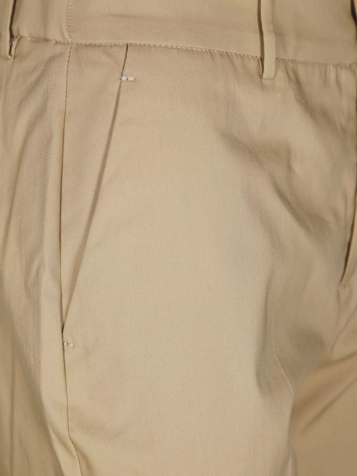Shop Berwich Trousers With Back Pockets And Cuffed Hem
