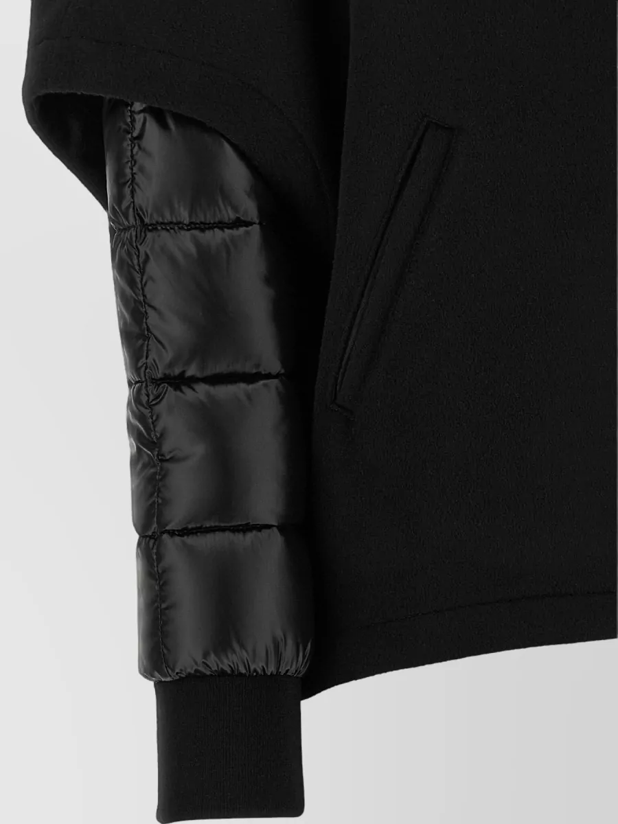 Moorer Cashmere Wool Hooded Quilted Down Coat