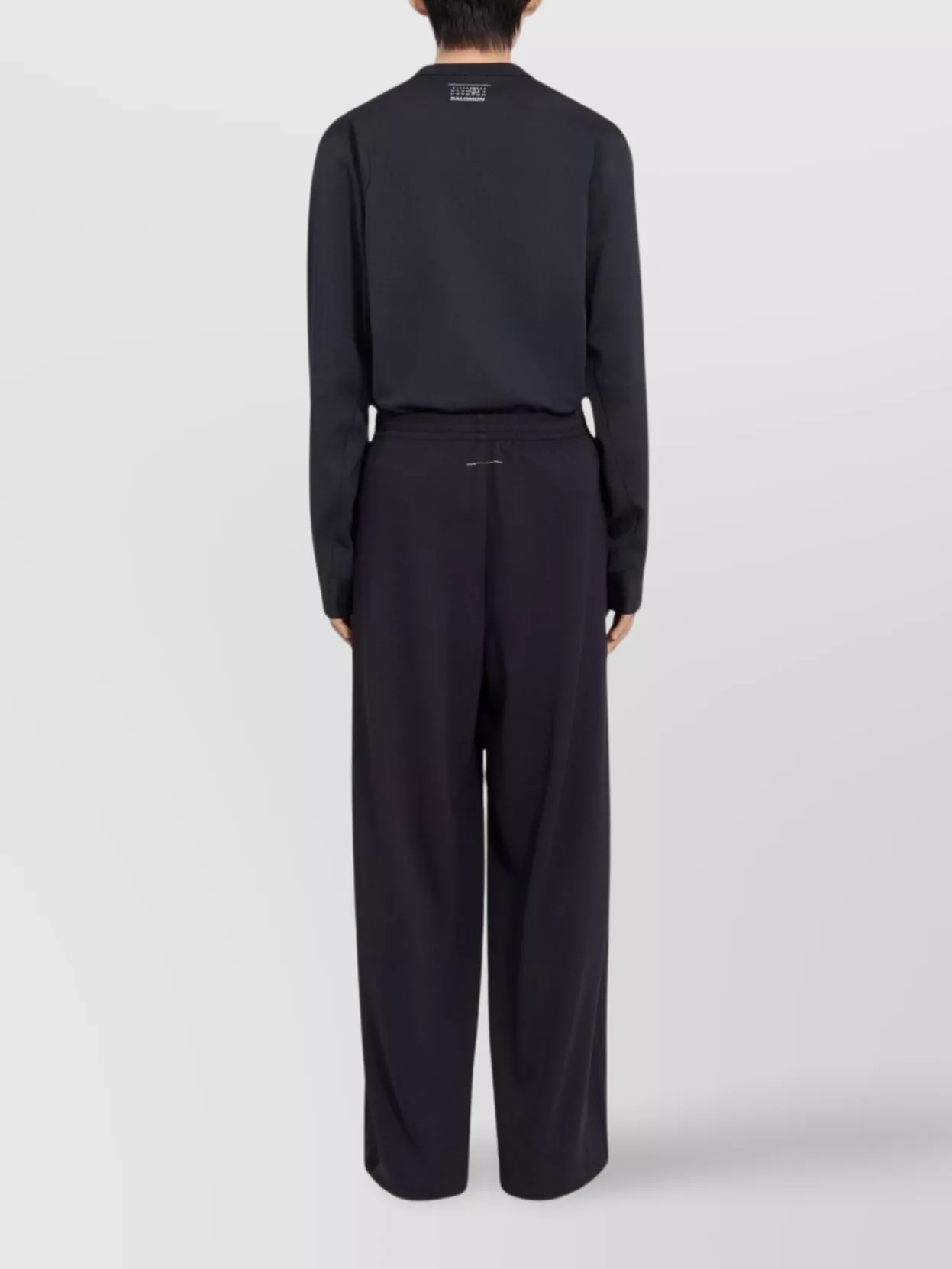 Mm6 Maison Margiela Relaxed Fit Wide Leg Trousers