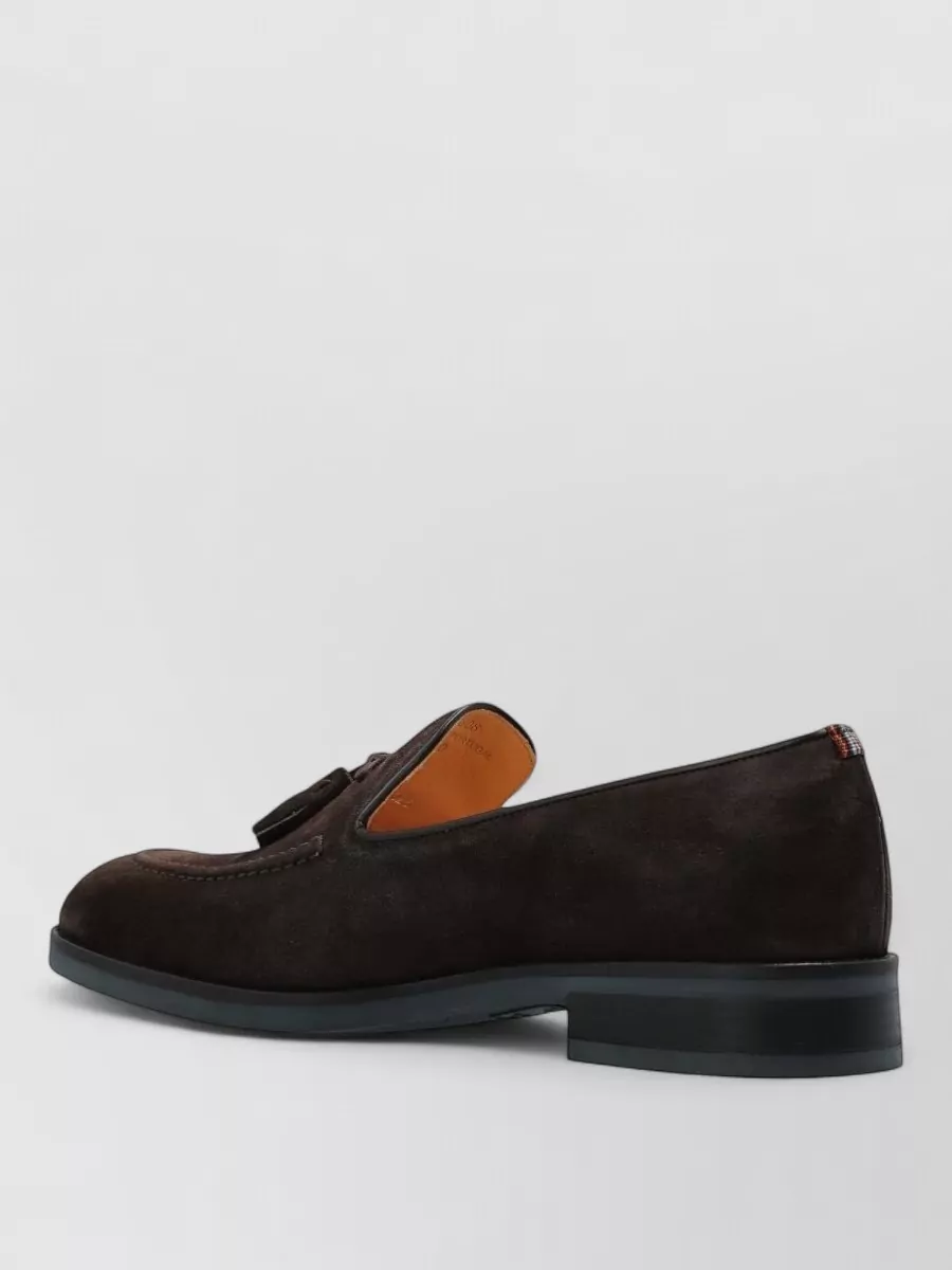 Paul Smith Suede Leather Tassel Loafers
