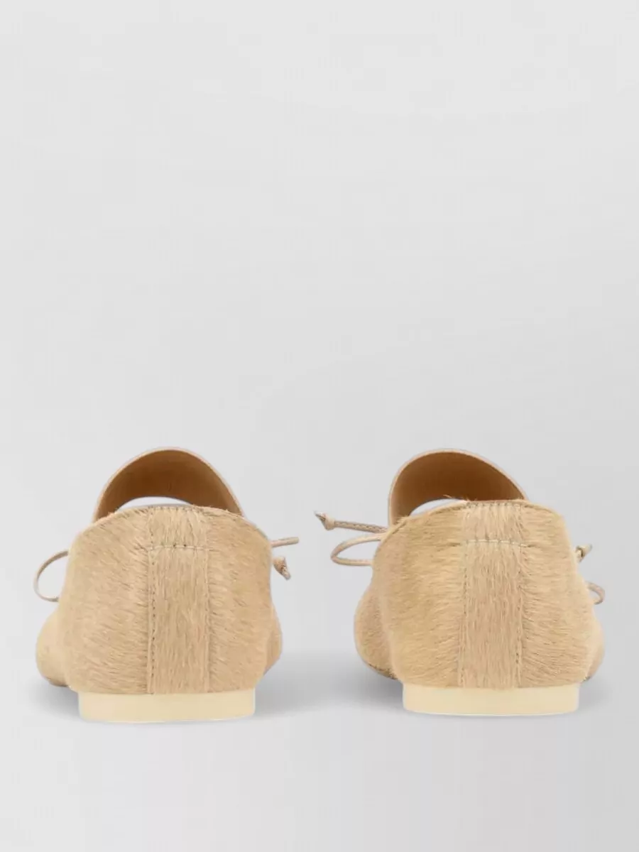 Mm6 Maison Margiela Calf Hair Ballerina Flats