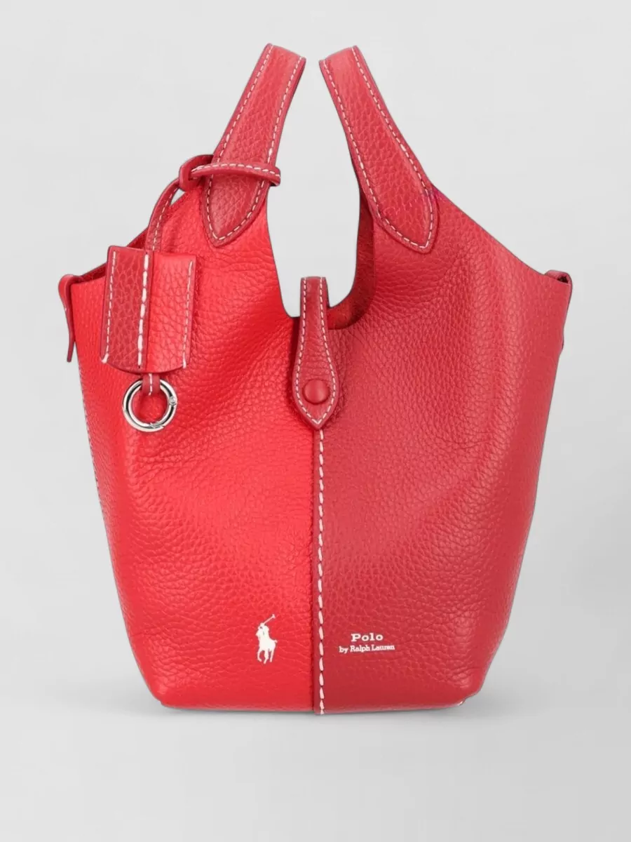 Polo Ralph Lauren Leather Bucket Bag