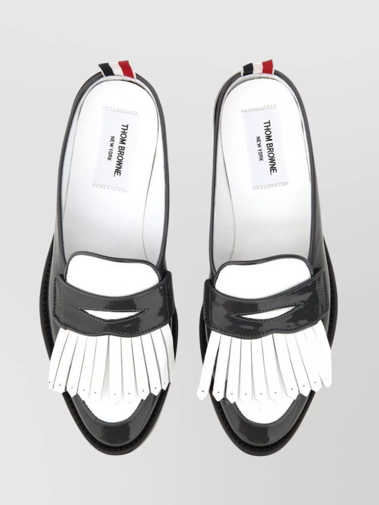 Thom Browne Fringe Detail Leather Loafer