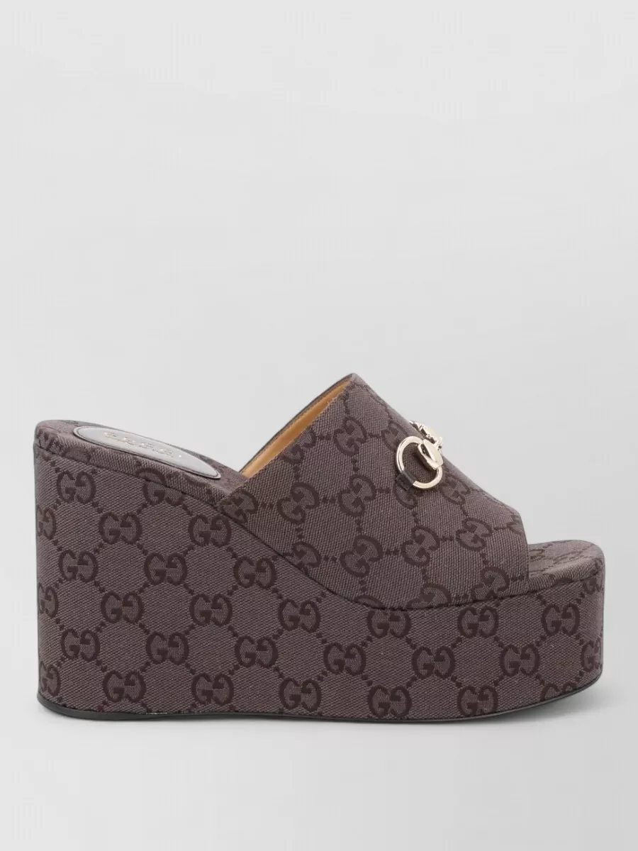 Gucci Wedge Mules