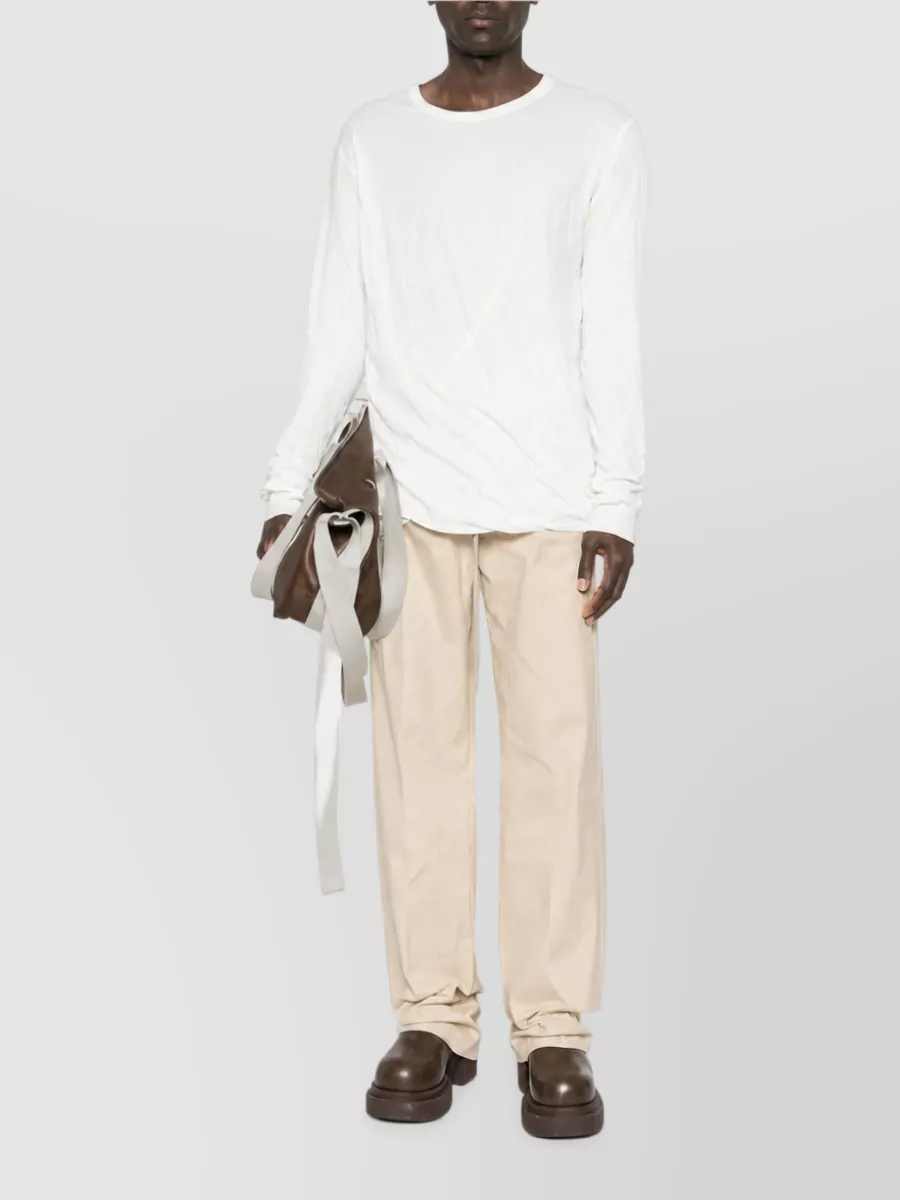 Rick Owens Cotton Loose Fit Trousers