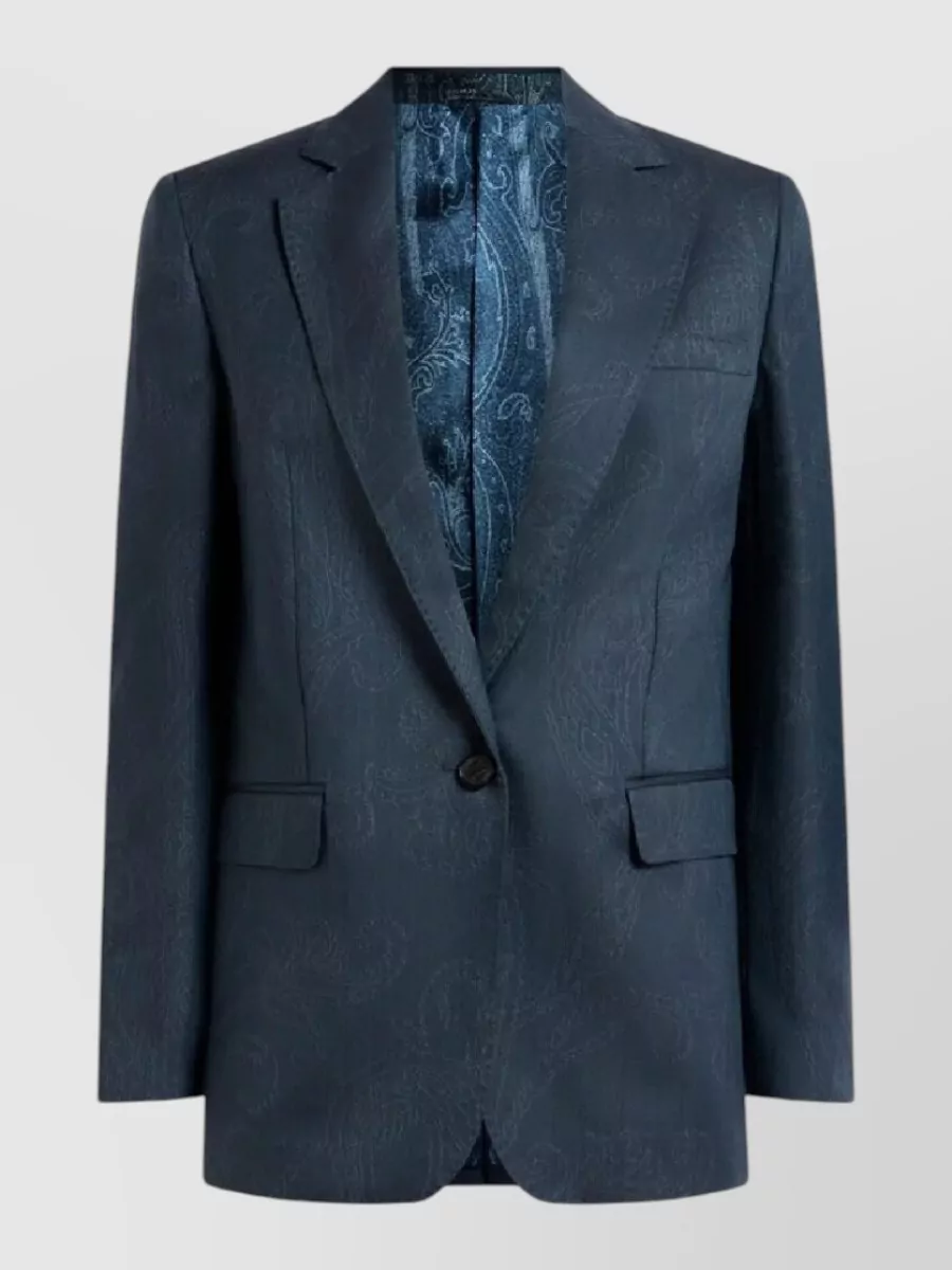 Etro wool tailored blazer
