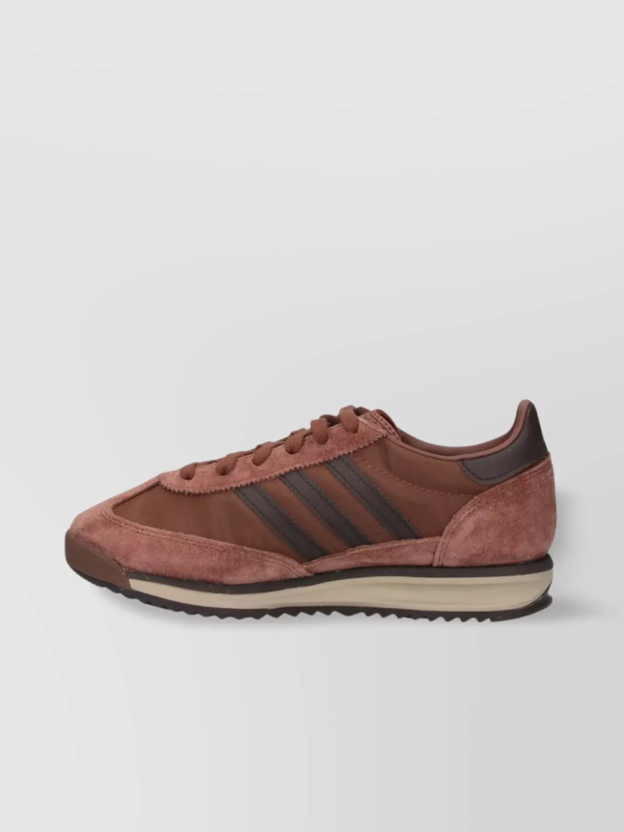 Adidas Low Top Sneakers With Rubber Sole And Suede Upper