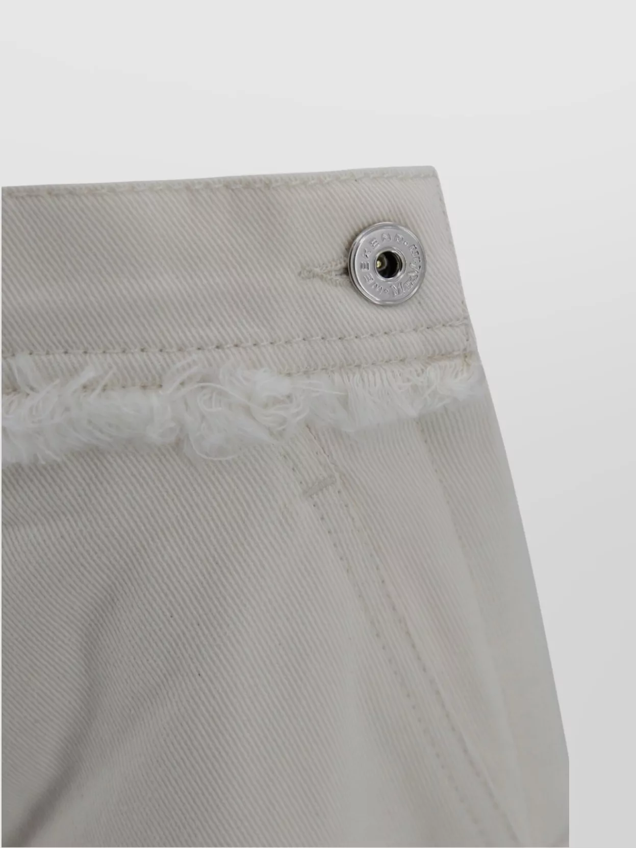Weekend Max Mara A-Line Silhouette Skirt Frayed Hem