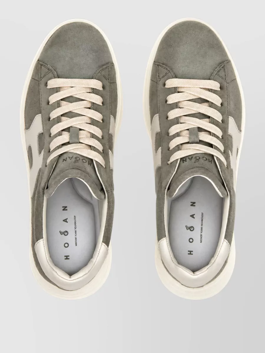 Hogan Leather Lace Up Shoes
